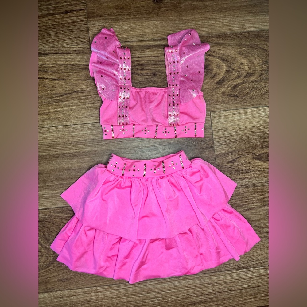 Pink Kids Kelle Costume Dance Set Base